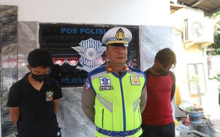 Polres Pelabuhan Tanjung Perak Beri Sangsi Tilang Pengemudi Truk Ugal-ugalan yang Viral di TikTok